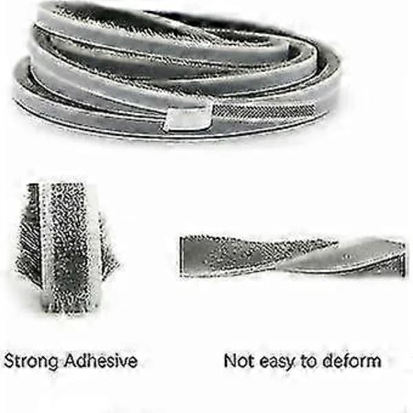 Self-adhesive Brush Strip Wind and Dust Proof for Sliding Windows and Doors Black 9mm x 9mm 10m