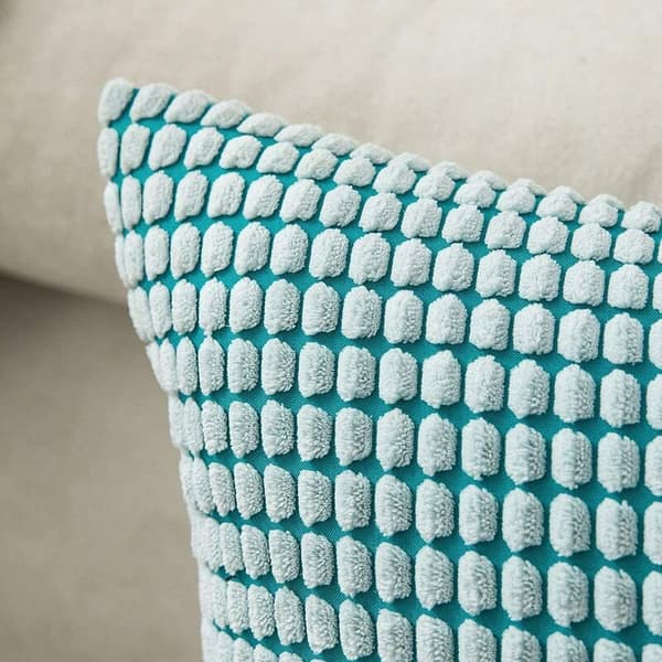 Set med 2 50X50 Cm Sladdar Sammet Kuddfodral Mjuka Bekväma Kuddfodral för Bilar Sovrumsdekor - Grå
