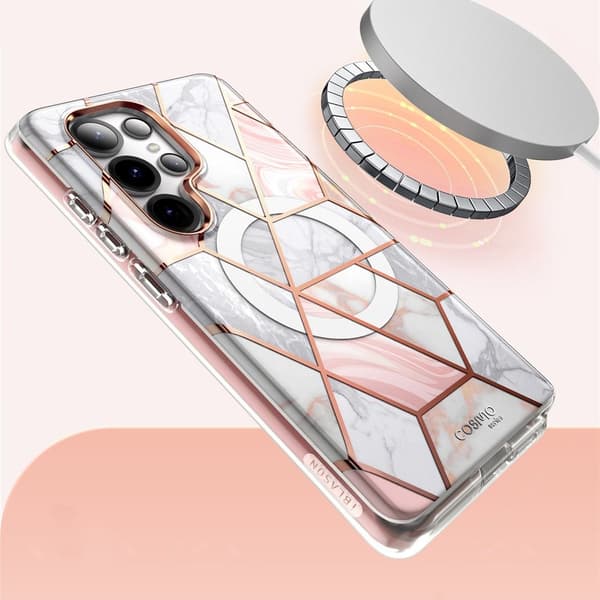 Supcase Galaxy S25 Ultra Cover MagSafe Cosmo Marble 80 80