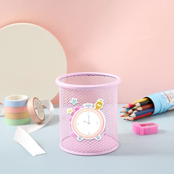 Kontorarrangør Makeupbørste Rund Beholder, Penneholder C C