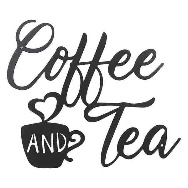 Kaffe- og te-skilt hængende ornament model dekorations tilbehør