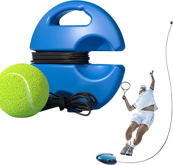 Tennistränare och 1 studsboll, tennisövning studs p