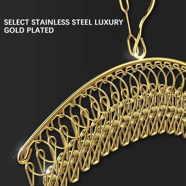 Stainless Steel Sock Drying Rack, Arc-shaped, Space-saving, Sock Clip, Windproof Clothes Hanger for Cloth Diapers, B 1pc B B 1pcs