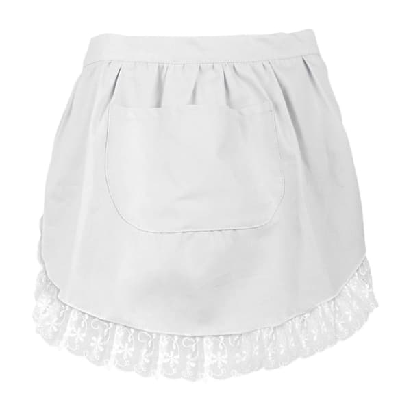 Waist Apron Serving Aprons with Pocket, Cooking Apron, Waitress Apron, Half