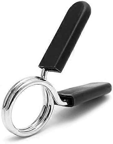 Spring Collar, 1 \" (25mm) for Smooth Dumbbell Handles or Standard Weightlifting Barbell 4pcs