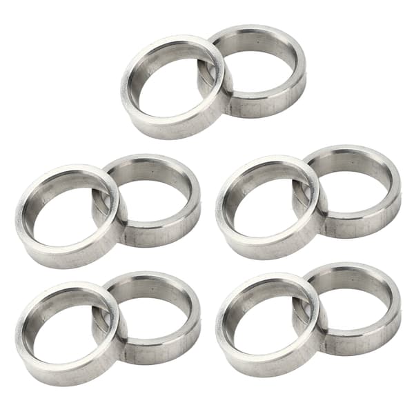 10 stk Skiveafstandsstykke 15 mm OD 12 mm ID Rustfrit Stål Tilbehørsdele Sæt 3515-0015-0040-FA-