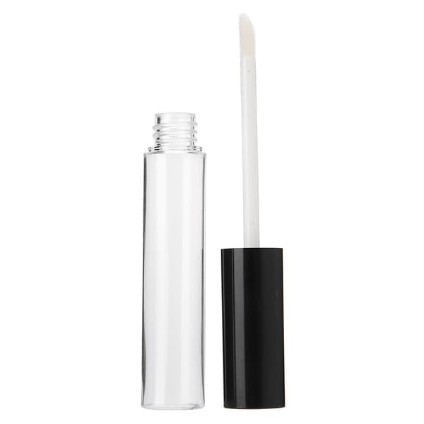25 stk 10 ml gennemsigtige tomme læbeglansrør DIY læbepomadeflaske beholder kosmetisk tilbehør
