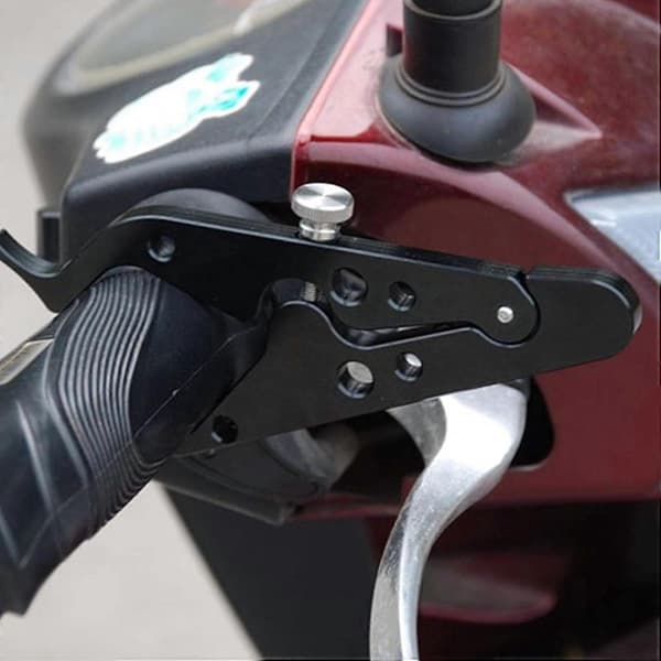 Motorcycle Cruise Control Throttle Lock Cruise Rubber Bushing Kit Universal Aluminum Handle