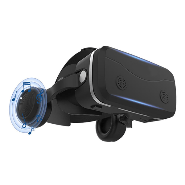 (Sort) G15E VR-briller, kompatible med 4,5-7,0 tommer virtual reality-hjelme, julegave, valentinsdagsgave