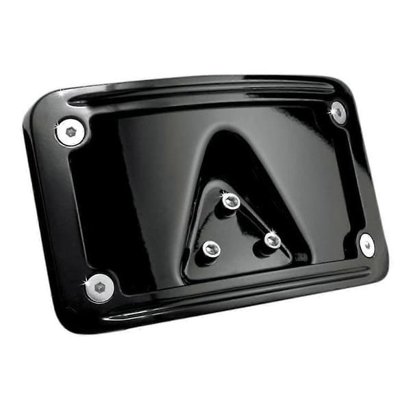 Motorcycle Curved Laydown License Plate Mounting Bracket for Harley Softail 3-Hole Mount License Plate H