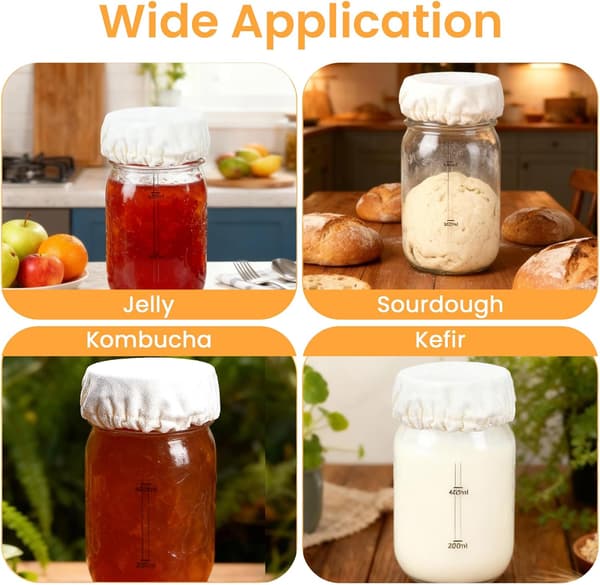 10 stk surdeigsstarterkrukkefermentering for tommer