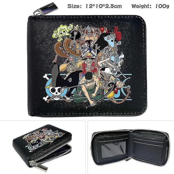 One Piece Animasjon Perifer Glidelås Pu Lommebok #16-4