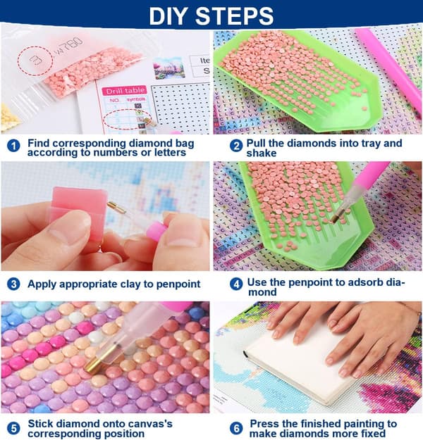 DIY 5D Diamantmaleri-sæt til voksne