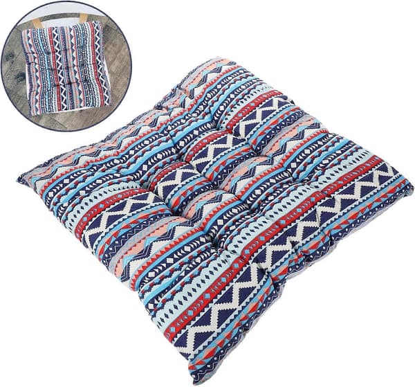 Bohemisk Etnisk Stil Kudde Stol Kudde Bohemisk Stol Kudde Patchwork Sittdyna Stol Dynor Stolkuddar