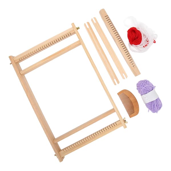 1 set loom kit multifunctional innovative educational DIY handmade wooden loom for children