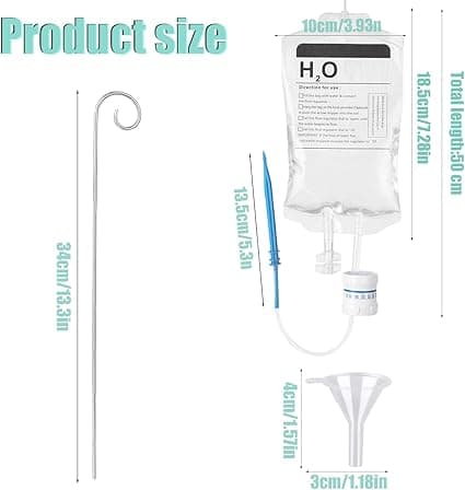 2 Pcs Plant Life Support, Plant Watering System with Metal Stake