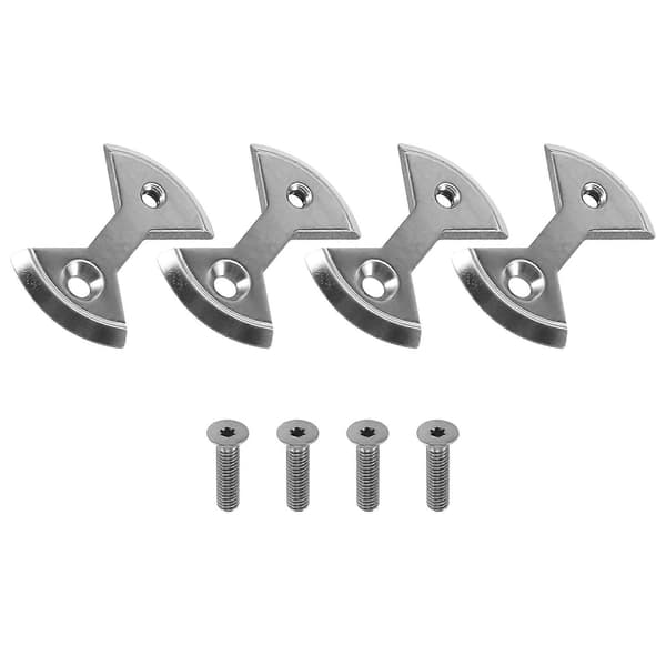 Cykling Pro Titanium Bicycle Pedal Cleats for Zero 4 Cleats 4 Bolts Bicycle Replacement