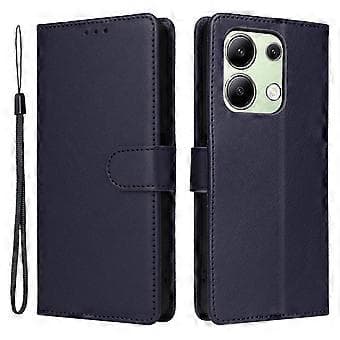 PU-läder Plånboksfodral med Ställ för Xiaomi Redmi Note 13 4G Style D