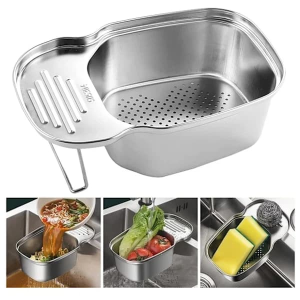 (pow yeah!) Multifunctional Stainless Steel Sink Strainer