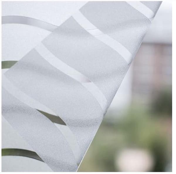 40 X 200CM Window Film - Non-Adhesive Electrostatic Self-Adhesive, for Living Room and Kitchen Decor - Wave