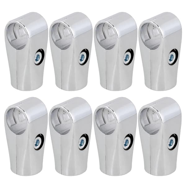8 stk. Displaystativ Klemfittings 25 mm indre diameter Toveis Rørkoblinger