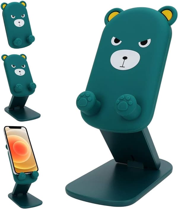 Cute Foldable Cartoon Phone Holder, Portable Universal Desktop Holder