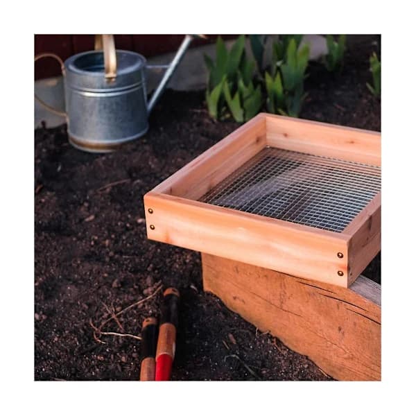 Raw Rutes Hand Sieve for Garden, Compost, Soil and Potting Soil Coarse Mesh Durable