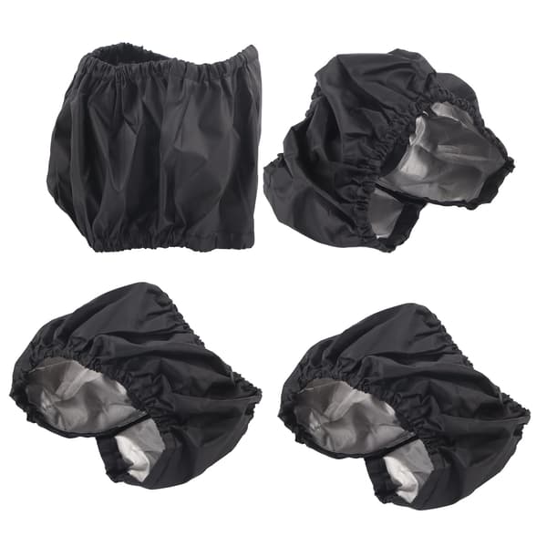 Dustproof Stroller Wheel Cover, Oxford Cloth, Stroller Wheel Protection, Stroller Accessories, Black S