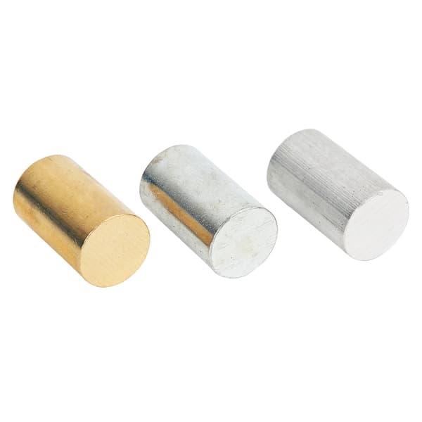 Cylinder Set Brass Iron Aluminum Cylinder Set Physical Teaching Aid Experiment Tool for Primary School