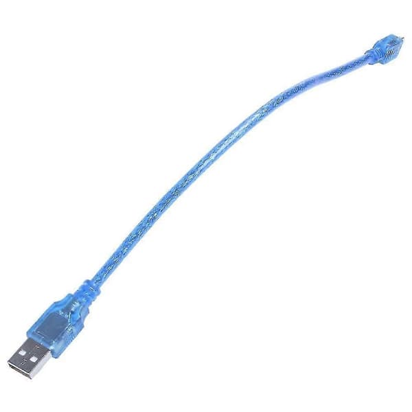 Ny USB 2.0 A til Mini USB B 5-pinners datakabeladapterkonverterer 1 fot