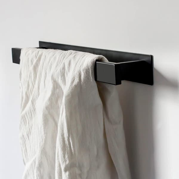 Håndklestativ, 40 cm 304 rustfritt stål baderomshåndklestativ, selvklebende, ingen boring nødvendig, høy bæreevne,