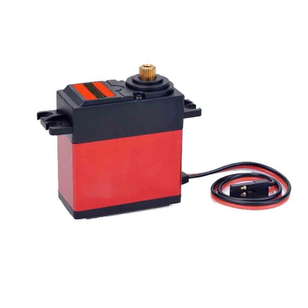 20KG enkelaxlig digital servo LD-27MG robotarm metallskal -