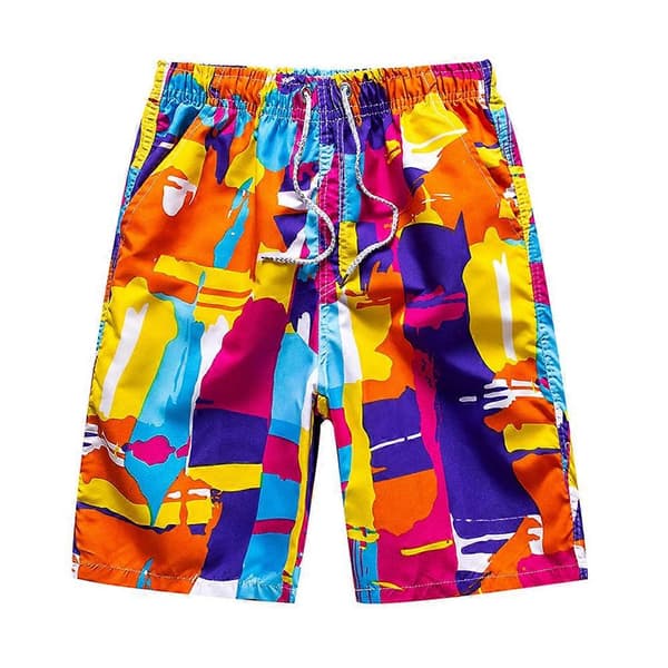 Badeshorts til mænd, hurtigtørrende fritidsshorts, løse, oversized badedragt