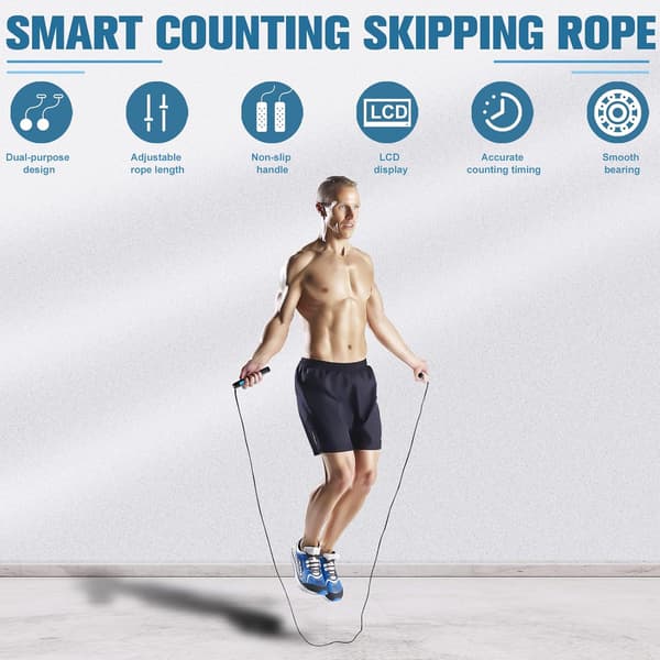 Svart grå - Hopprep, sport hopprep, hopprep