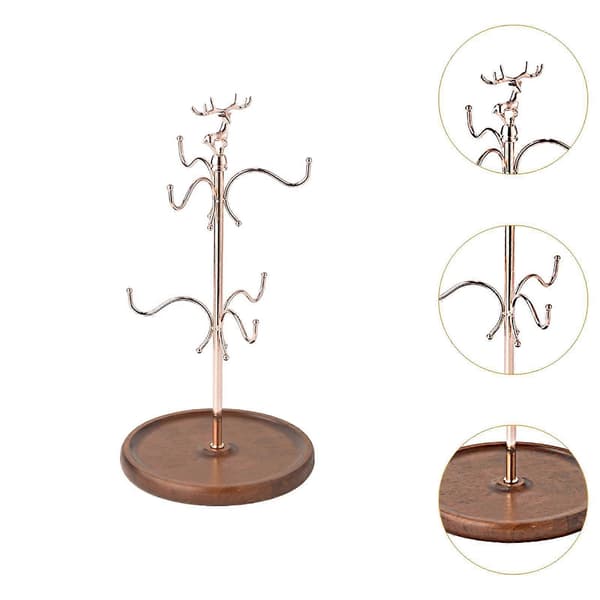Coffee Cup Holder Home Decor 6 Mug Holder for Countertop Hotel Restaurant
