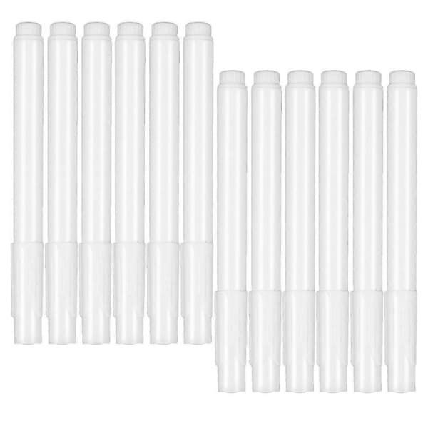 Whiteboardmarkør flydende kridt kompatibel med tavle glas 12 stykker cylindrisk