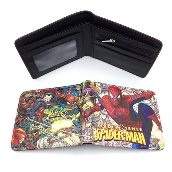 Marvel Spider-Man Plånbok Herr Pojkar Plånbok Korthållare Väska Presenter - hög kvalitet