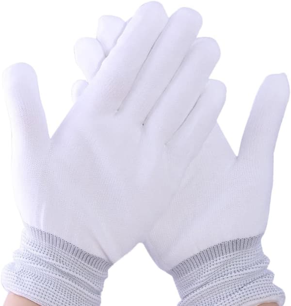 Par LED-2 handsker, lysende/farverige, blinkende/flerfarvede LED