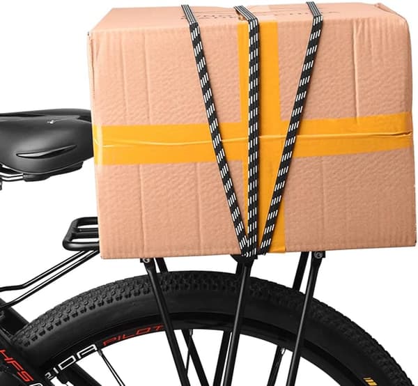 2 stk Motorsykkel Bagasjestropp Sykkel Bagasjestropp Elastisk Spennestropp