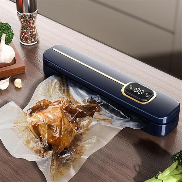 Household Vacuum Sealer Kitchen Food Compression Vacuum Machine Fully Automatic B EU Plug