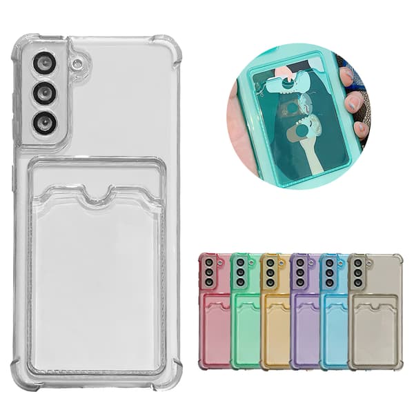 Galaxy A14 5G, Cover, Beskyttelse, Kortlomme, Rosa