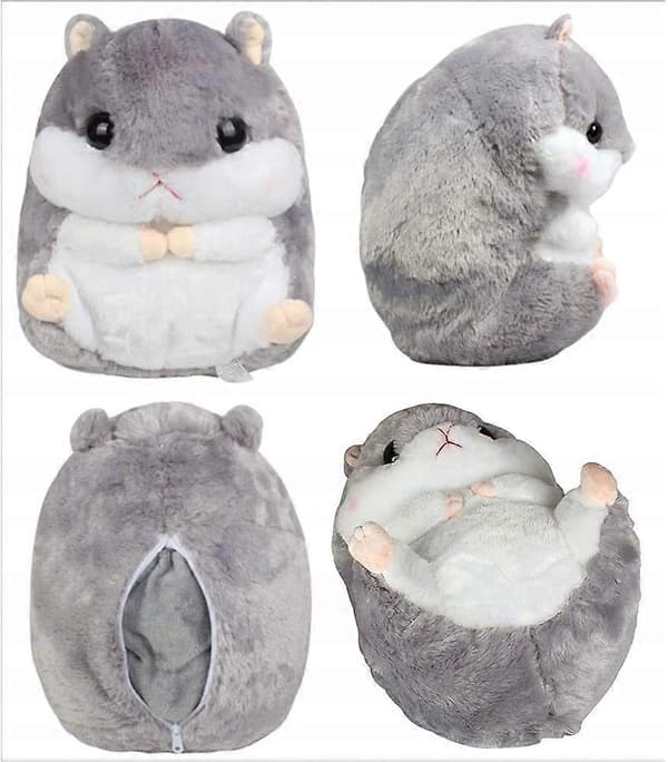 Blødt legetøjsdyr Tæppe 3i1 Kramme Hamster Gave (FMY)