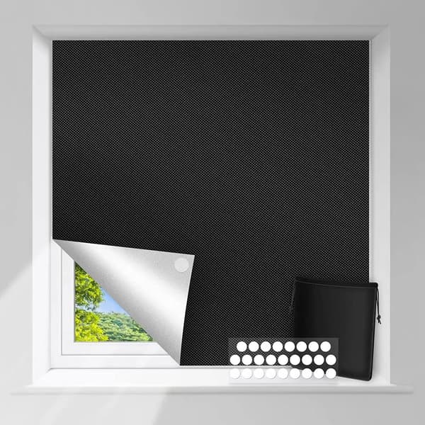 150*250cm Pimennysverho Aurinkosuoja 100% Pimennys Lämpöpinnoitekalvo-FA- 150cm*250cm 150cm*250cm