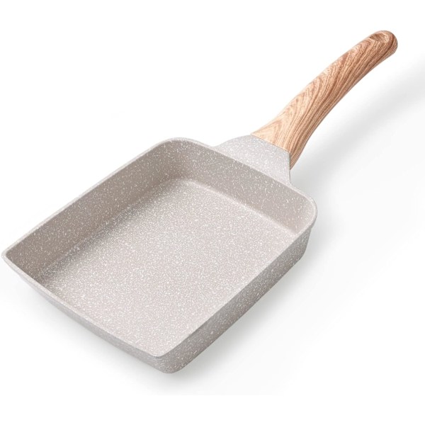 Omeletpande Æggepande, Non-stick Æggestegpande, Sund Granit Æggestegpande til Morgenmad