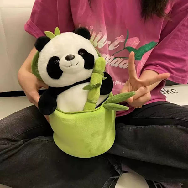 Bambu Panda Plysjleker For Barn Gutter Jenter Panda Panda 25CM