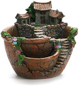 Mikro landskab kunstig blomst plante lille urtepotte