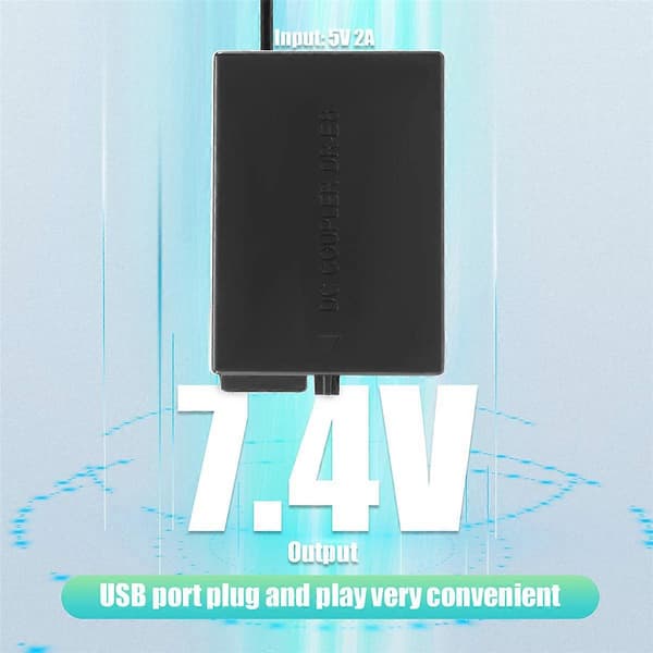 -E8 Dummy Batteri til 550D 600D 650D 700D DSLR-kameraer