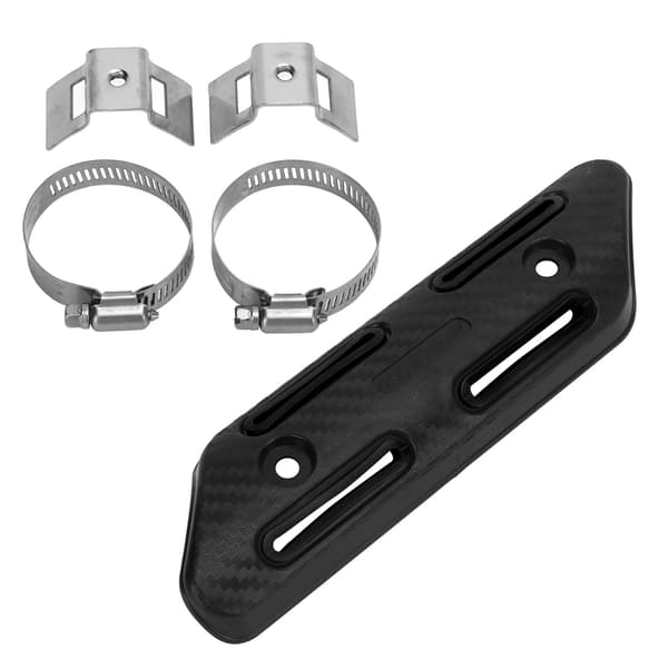Exhaust Pipe Heat Shield Insulation Protection for 4-Stroke Motorcycles ATVs UTVs Off-Road Vehicles Black