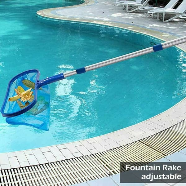 Pooloverfladeskimmer, poolrensningsnet, rengøringsskimmer