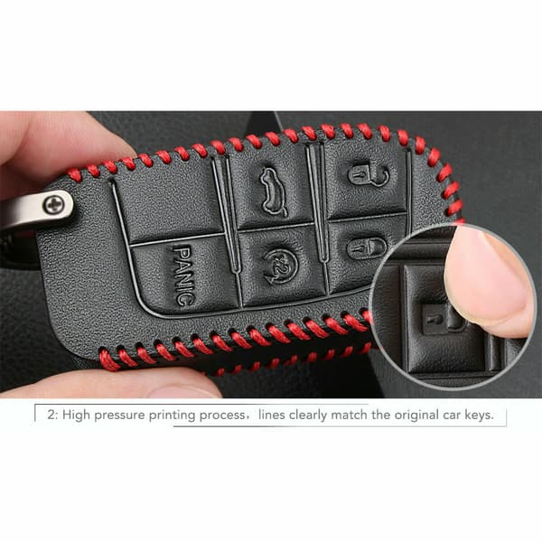 Skinnfutteral for Jeep Grand Cherokee Chrysler Dodge Fiat